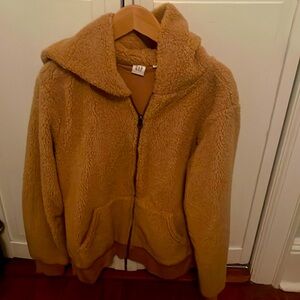 Gap teddy camel sweater super soft - like new